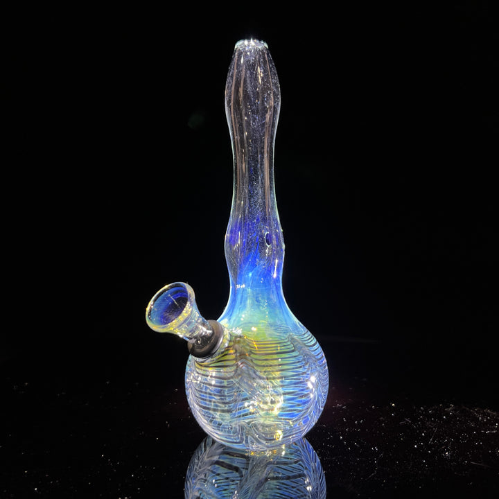 5" Silver Fumed Mini Bong Glass Pipe Mary Jane's Glass   