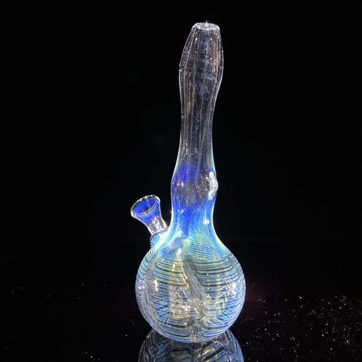 5" Silver Fumed Mini Bong Glass Pipe Mary Jane's Glass   