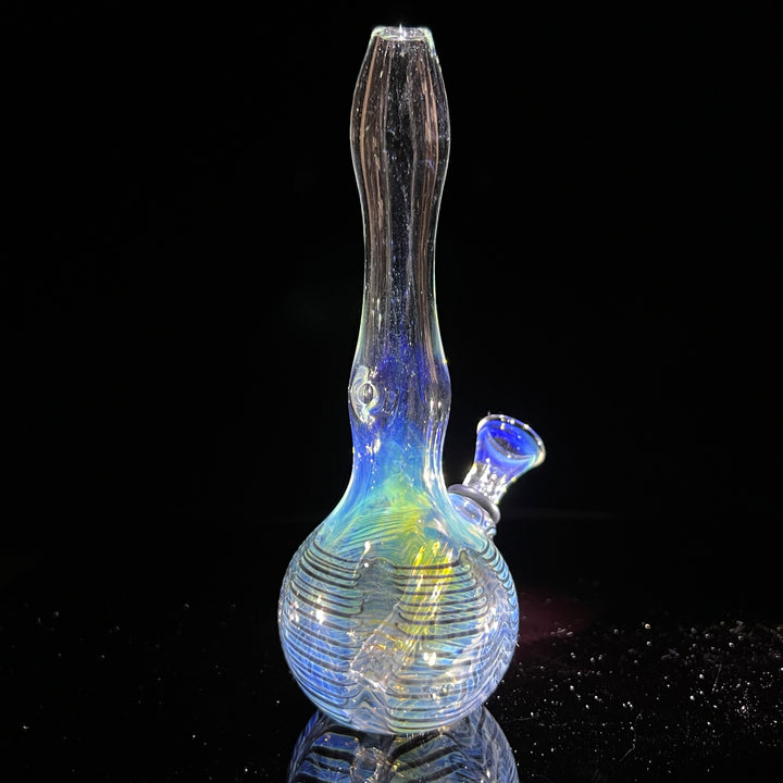 5" Silver Fumed Mini Bong Glass Pipe Mary Jane's Glass   