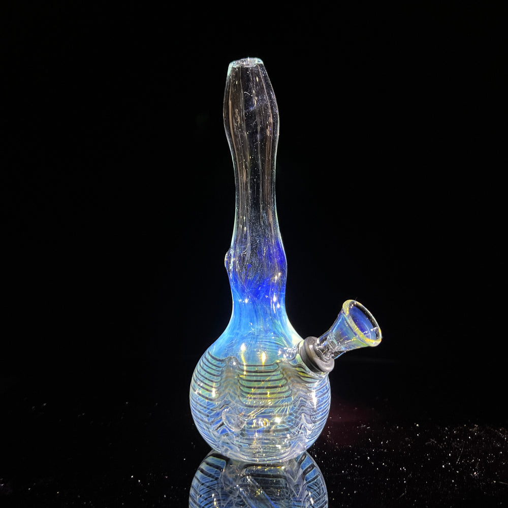 5" Silver Fumed Mini Bong Glass Pipe Mary Jane's Glass   