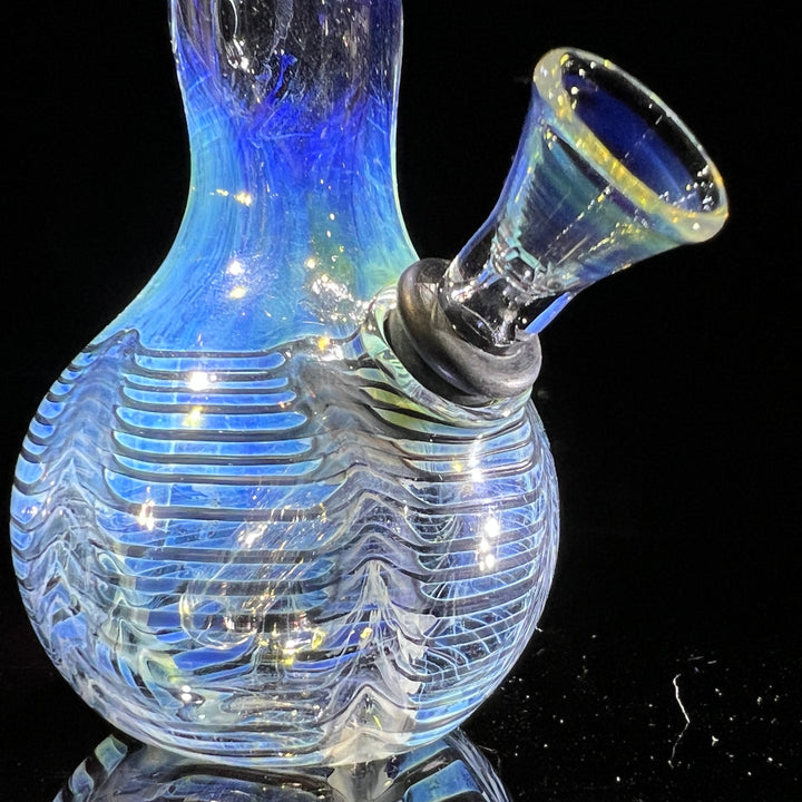 5" Silver Fumed Mini Bong Glass Pipe Mary Jane's Glass   