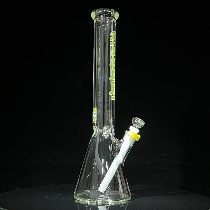 Illadelph Lime Beaker Bong Glass Pipe Illadelph Glass