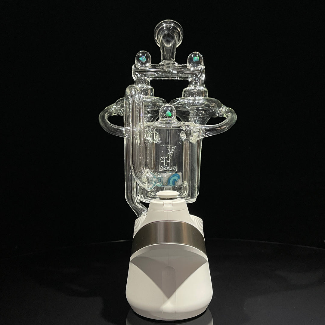 Double Funnel Puffco Peak Top Glass Pipe VIP Glass