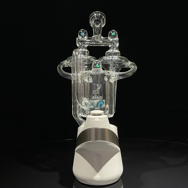 Double Funnel Puffco Peak Top Glass Pipe VIP Glass