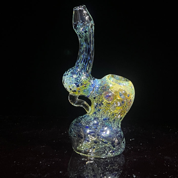 Smooth as Frit Bubbler Glass Pipe Sable Haze