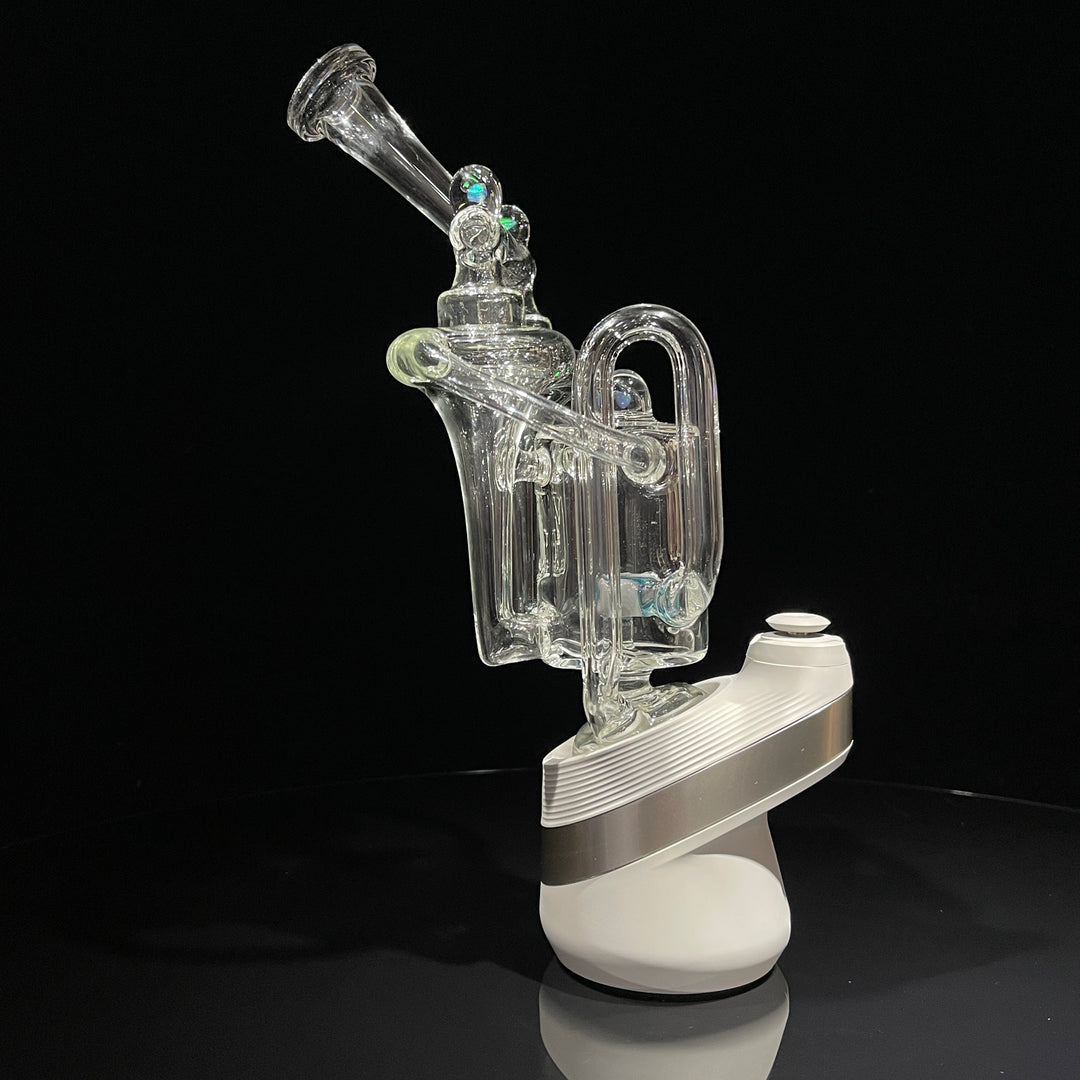 Double Funnel Puffco Peak Top Glass Pipe VIP Glass