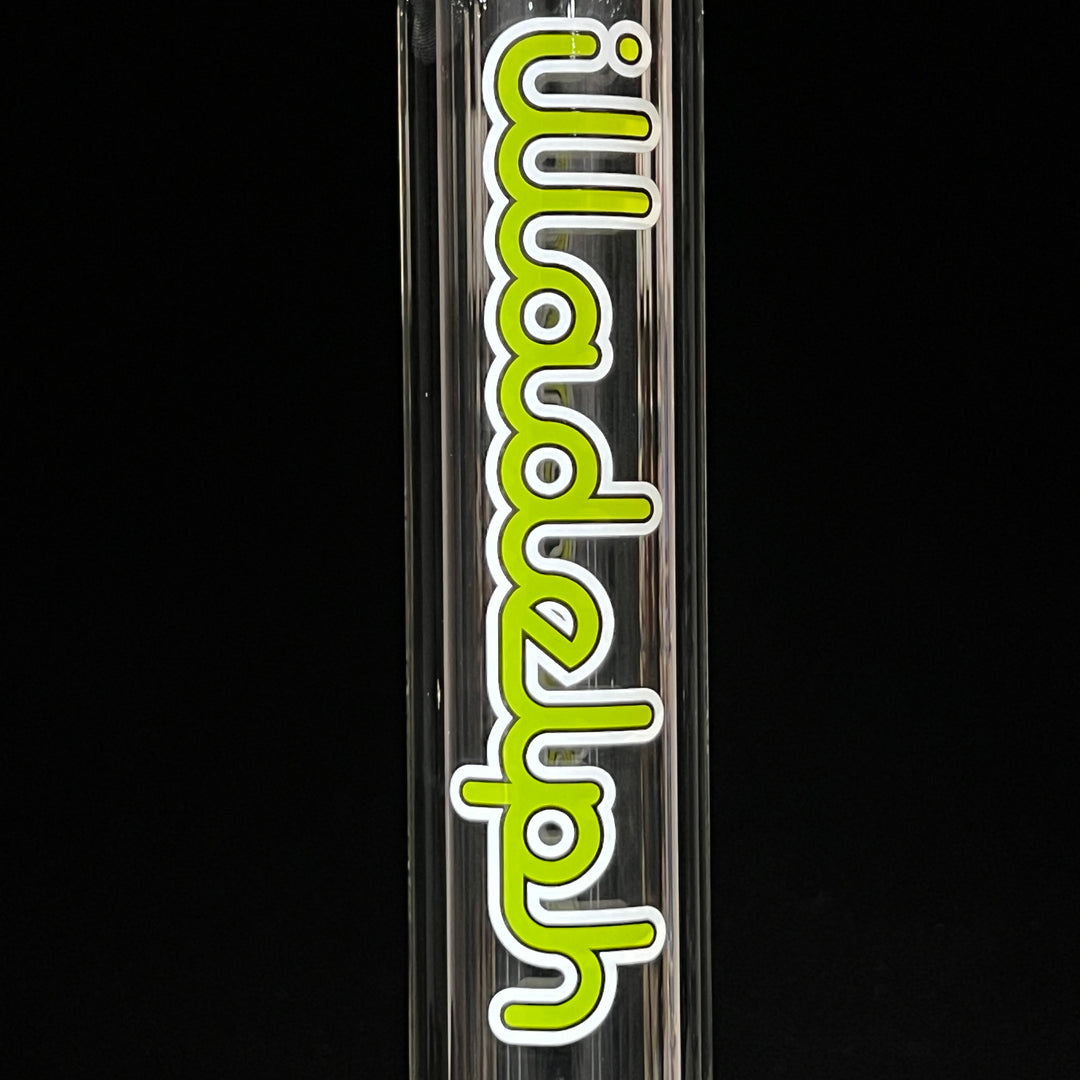 Illadelph Lime Beaker Bong Glass Pipe Illadelph Glass