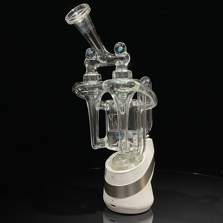 Double Funnel Puffco Peak Top Glass Pipe VIP Glass