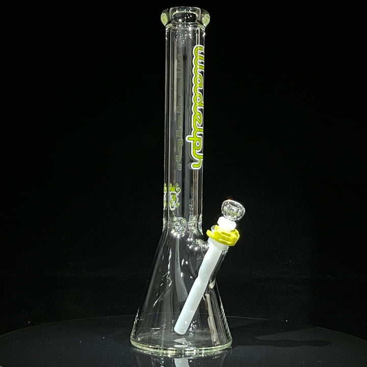 Illadelph Lime Beaker Bong Glass Pipe Illadelph Glass