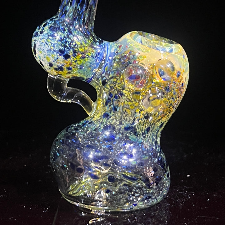 Smooth as Frit Bubbler Glass Pipe Sable Haze