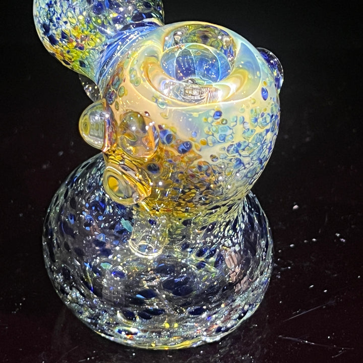 Smooth as Frit Bubbler Glass Pipe Sable Haze