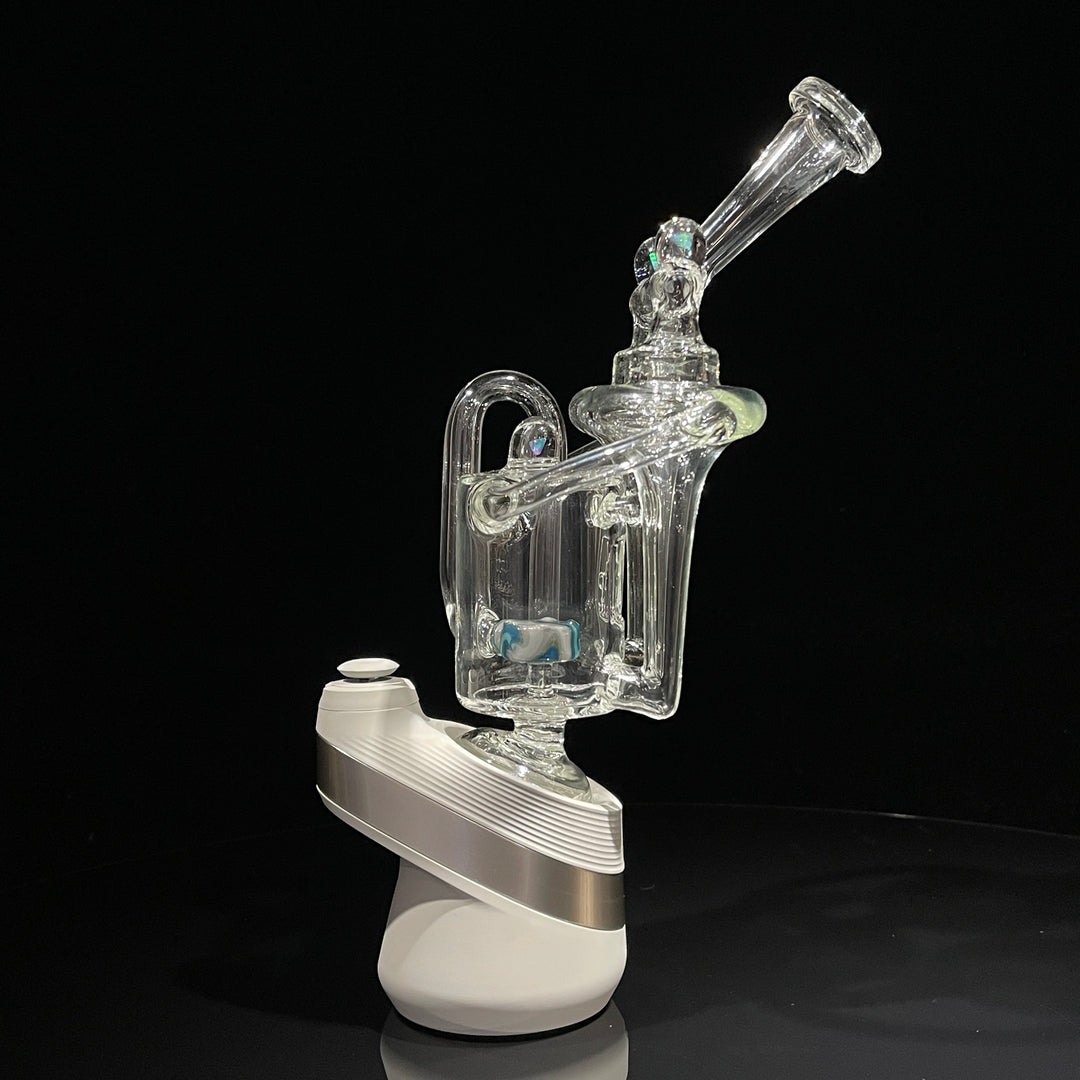 Double Funnel Puffco Peak Top Glass Pipe VIP Glass