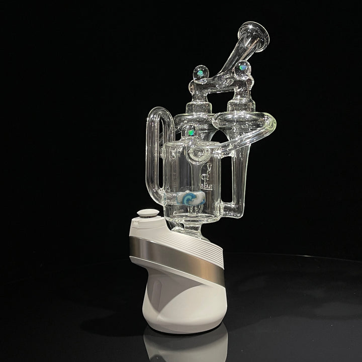 Double Funnel Puffco Peak Top Glass Pipe VIP Glass