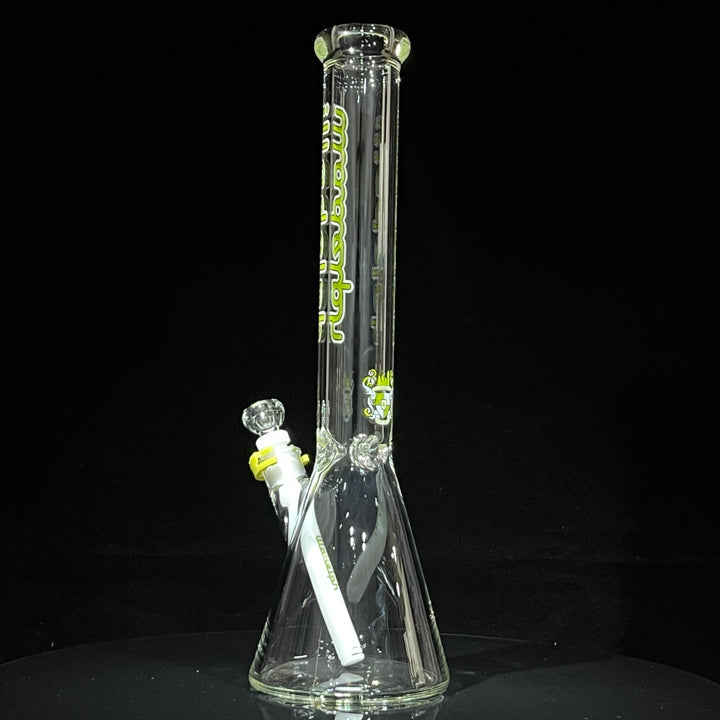 Illadelph Lime Beaker Bong Glass Pipe Illadelph Glass