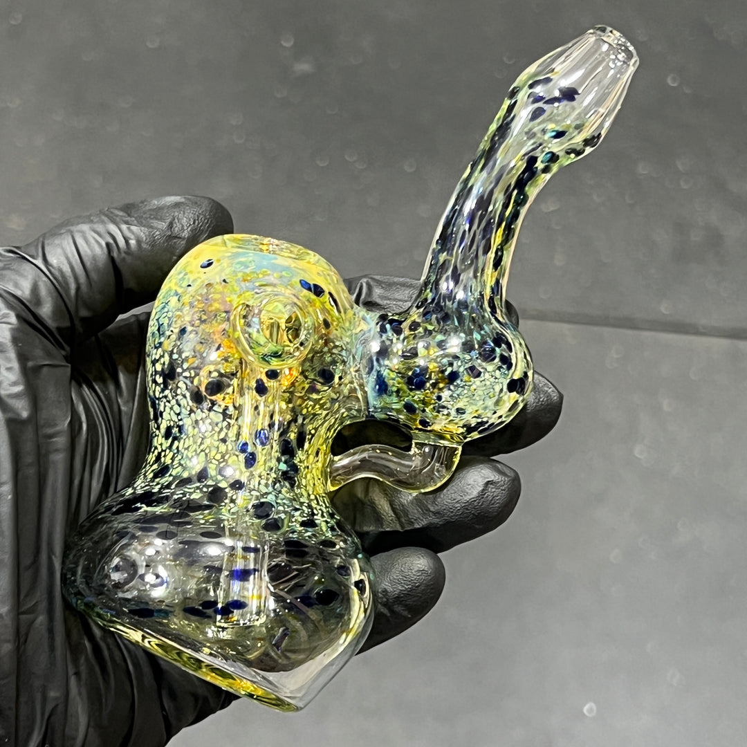 Smooth as Frit Bubbler Glass Pipe Sable Haze