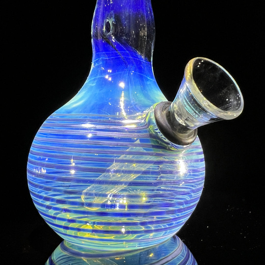 5" Silver Fumed Mini Bong Glass Pipe Mary Jane's Glass   