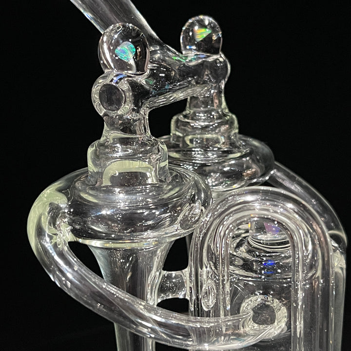 Double Funnel Puffco Peak Top Glass Pipe VIP Glass