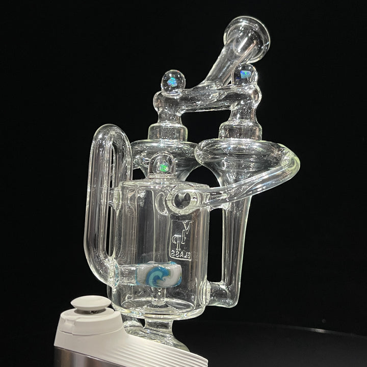 Double Funnel Puffco Peak Top Glass Pipe VIP Glass