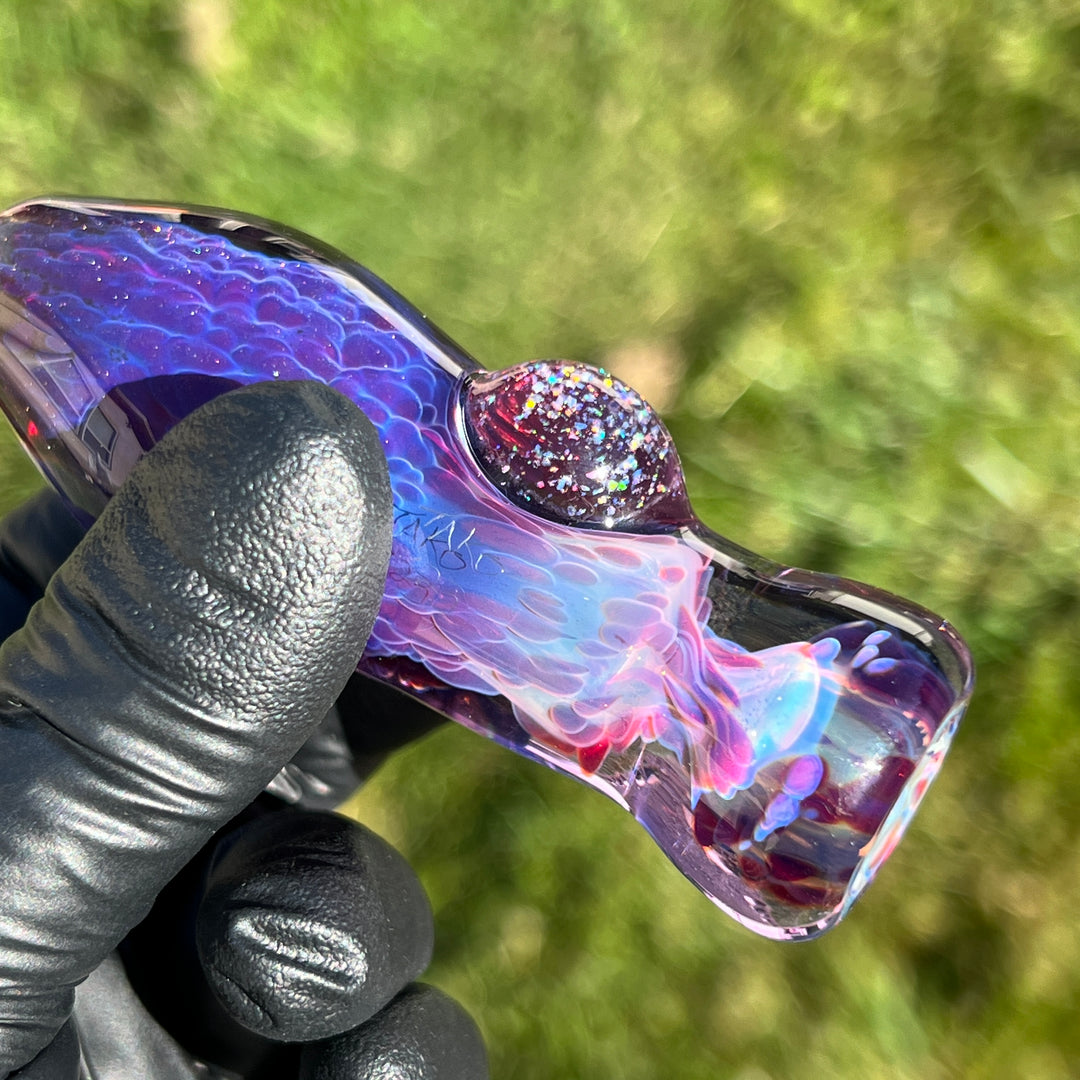 Purple Plasma Chillum Glass Pipe Tako Glass   