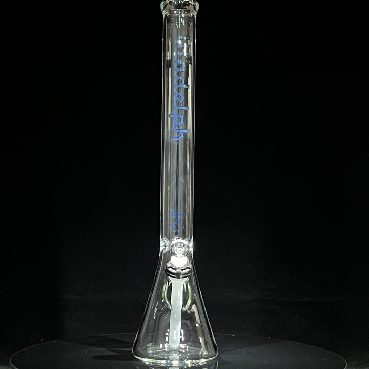 Illadelph Royal Blue Beaker Bong Glass Pipe Illadelph Glass