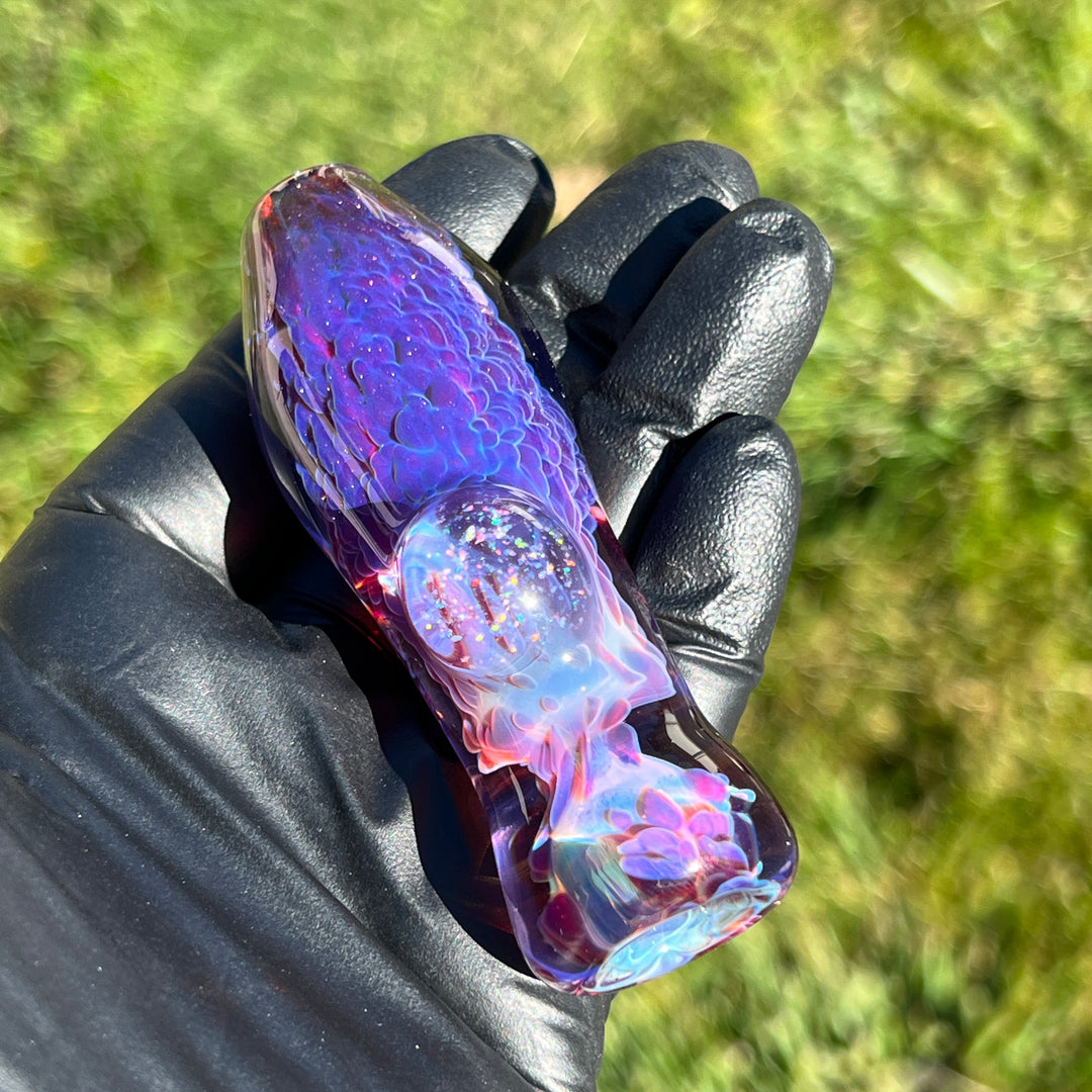 Purple Plasma Chillum Glass Pipe Tako Glass   