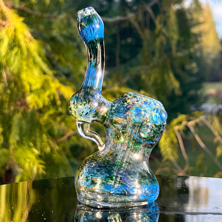 Smooth as Frit Bubbler Glass Pipe Sable Haze