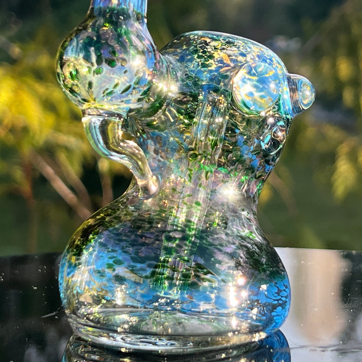 Smooth as Frit Bubbler Glass Pipe Sable Haze