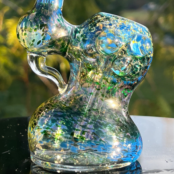 Smooth as Frit Bubbler Glass Pipe Sable Haze