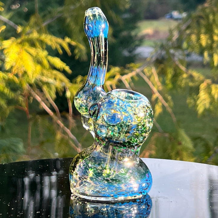 Smooth as Frit Bubbler Glass Pipe Sable Haze