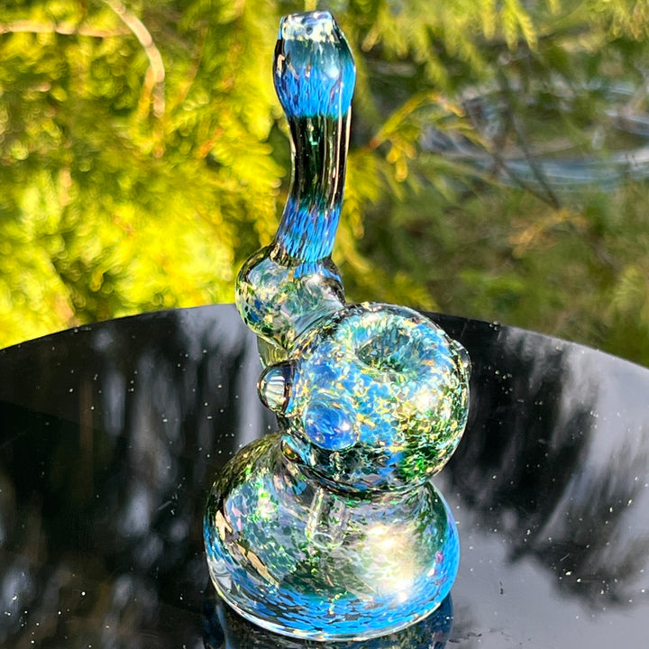 Smooth as Frit Bubbler Glass Pipe Sable Haze