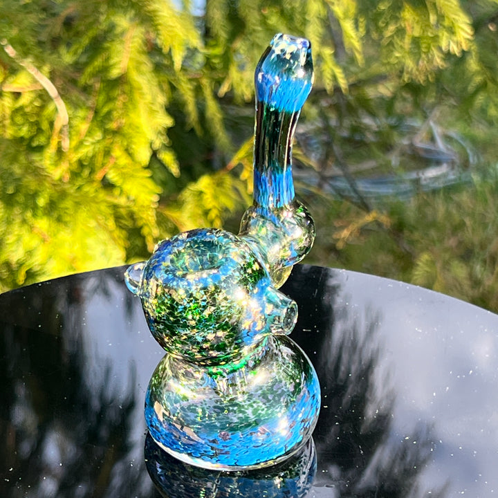 Smooth as Frit Bubbler Glass Pipe Sable Haze