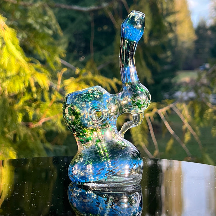 Smooth as Frit Bubbler Glass Pipe Sable Haze