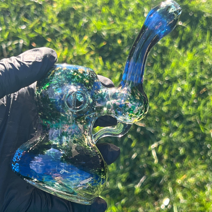 Smooth as Frit Bubbler Glass Pipe Sable Haze