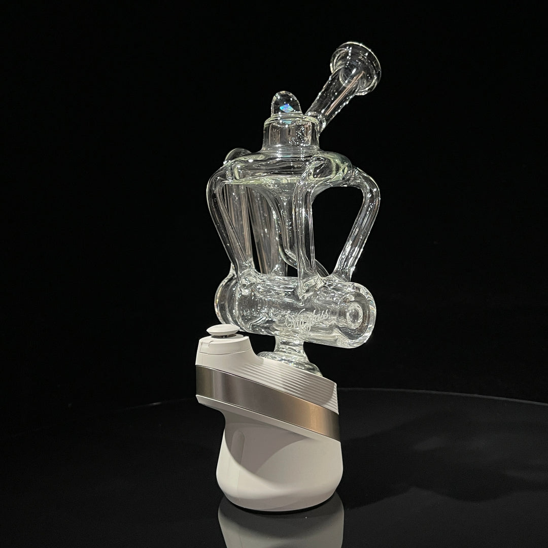 Inline Nautilus Recycler Puffco Peak Top Glass Pipe VIP Glass