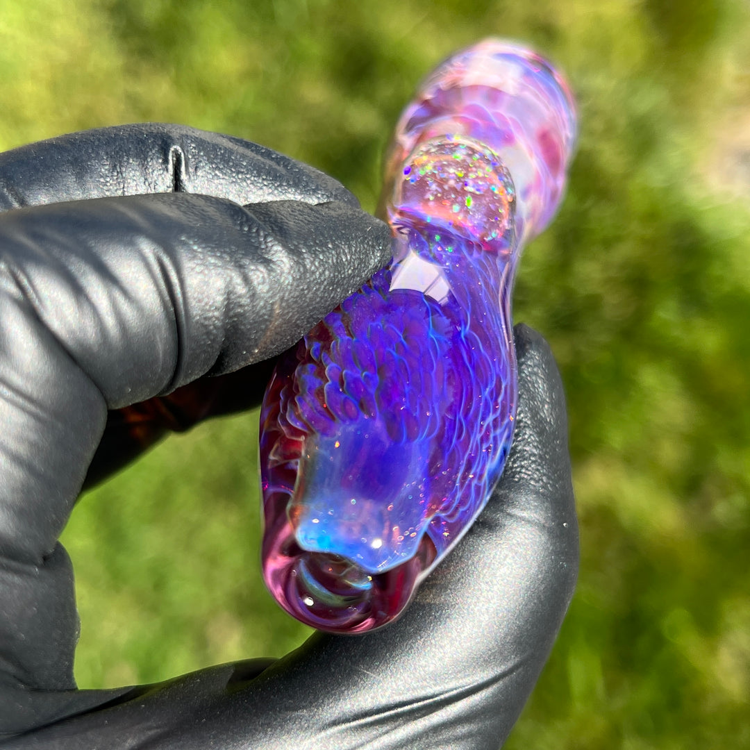 Purple Plasma Chillum Glass Pipe Tako Glass   