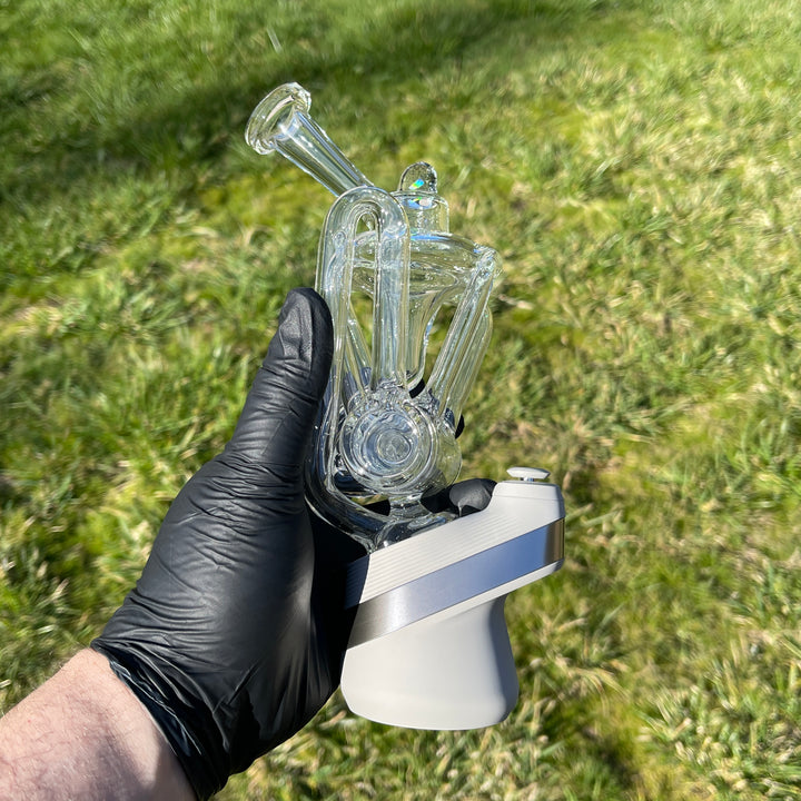 Inline Nautilus Recycler Puffco Peak Top Glass Pipe VIP Glass