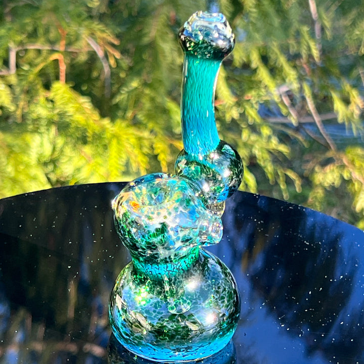 Smooth as Frit Bubbler Glass Pipe Sable Haze