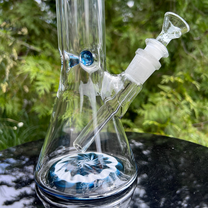 Glass Berry Cupcake 9.5" Beaker Bong Glass Pipe Glass Berry Cupcake   