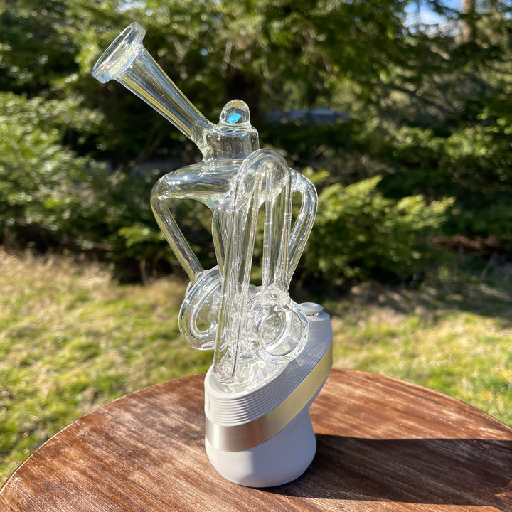 Inline Nautilus Recycler Puffco Peak Top Glass Pipe VIP Glass