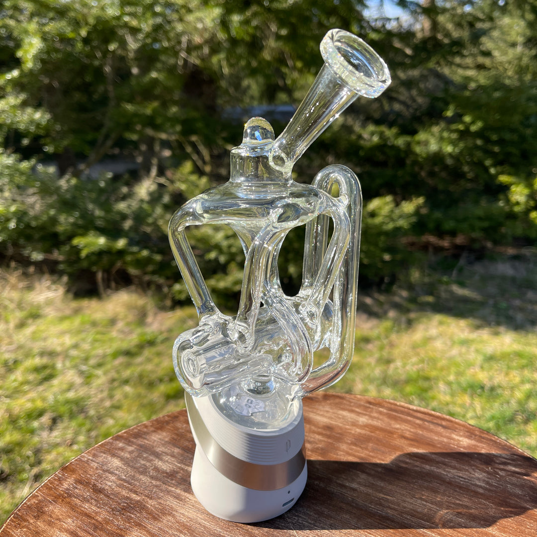 Inline Nautilus Recycler Puffco Peak Top Glass Pipe VIP Glass