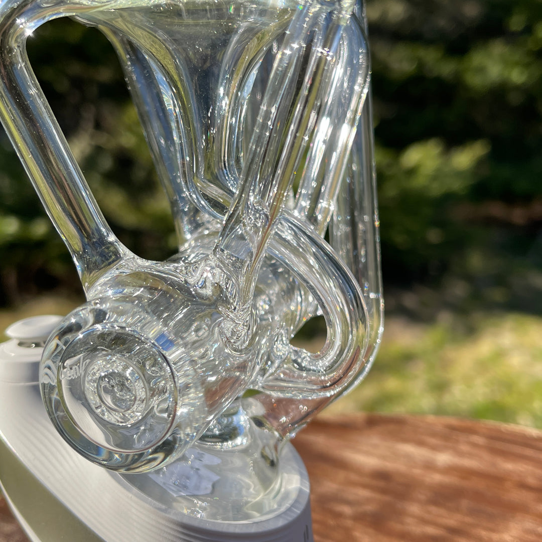 Inline Nautilus Recycler Puffco Peak Top Glass Pipe VIP Glass