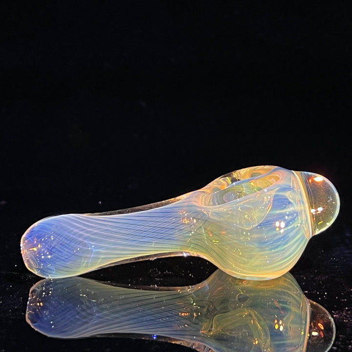 Scalloped Fumed Spoon Glass Pipe Schutz Glass   