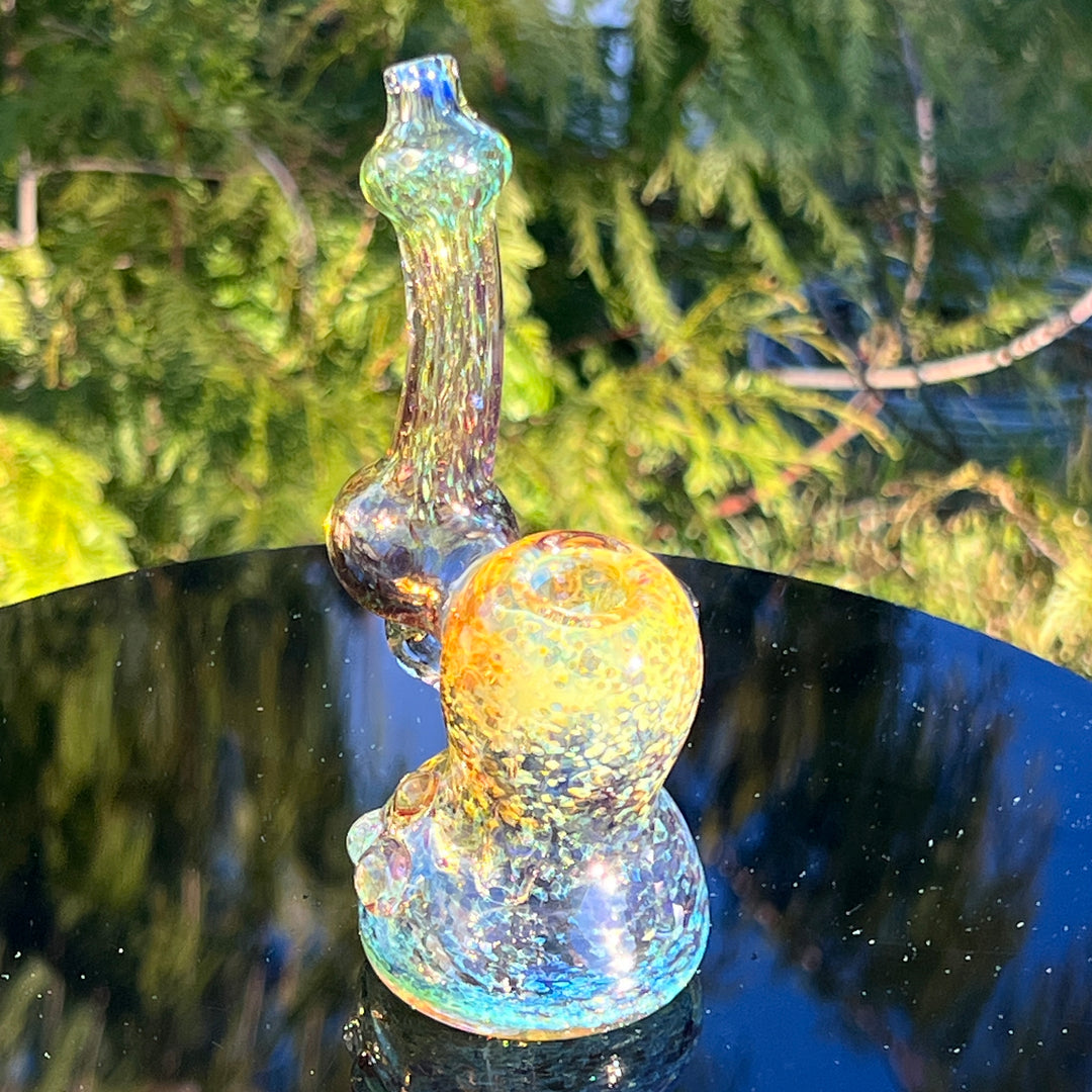 Smooth as Frit Bubbler Glass Pipe Sable Haze