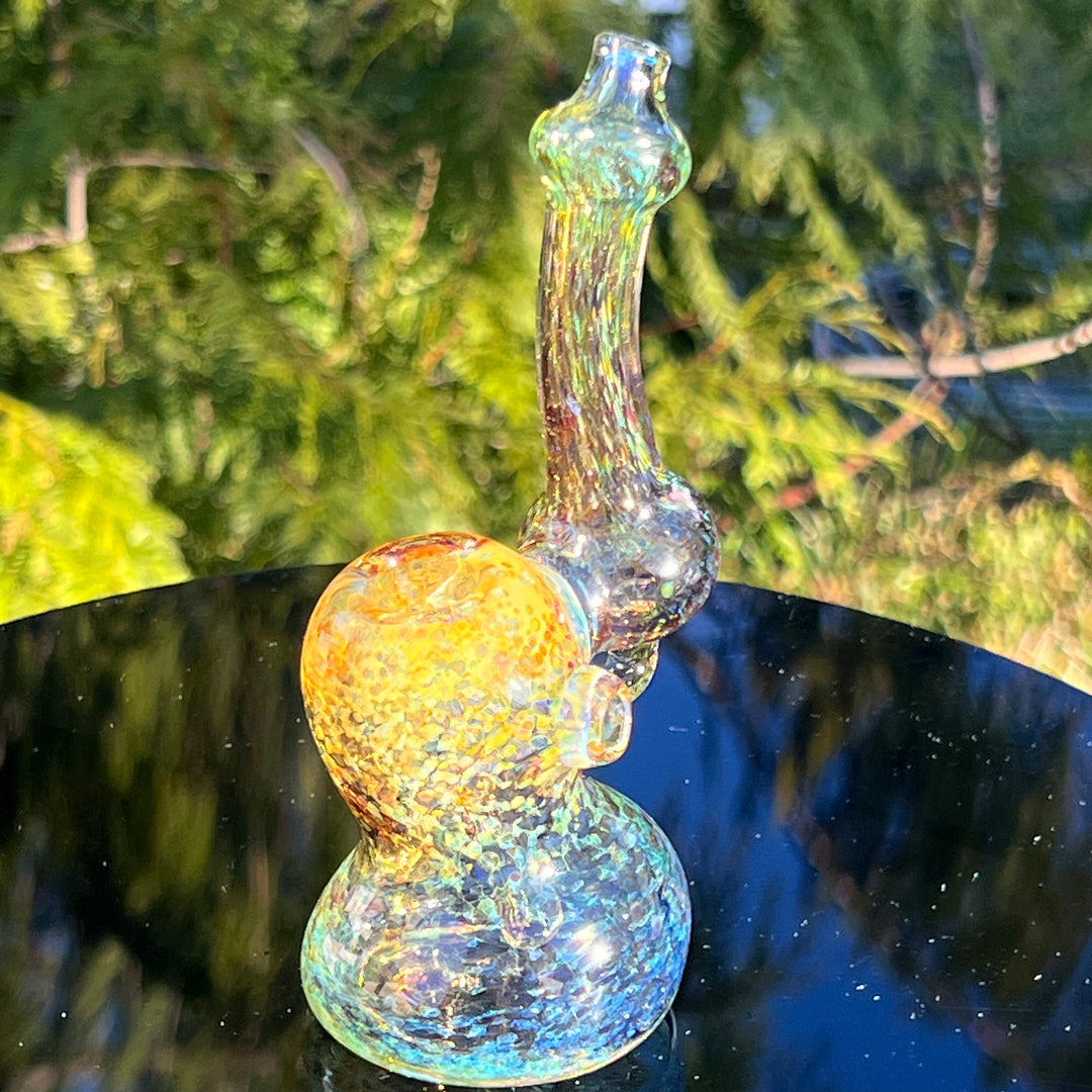 Smooth as Frit Bubbler Glass Pipe Sable Haze