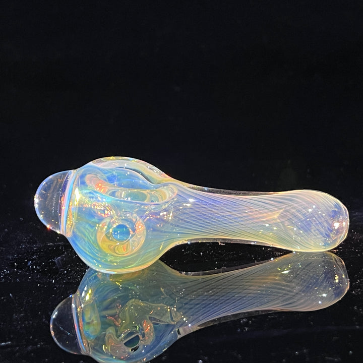 Scalloped Fumed Spoon Glass Pipe Schutz Glass   