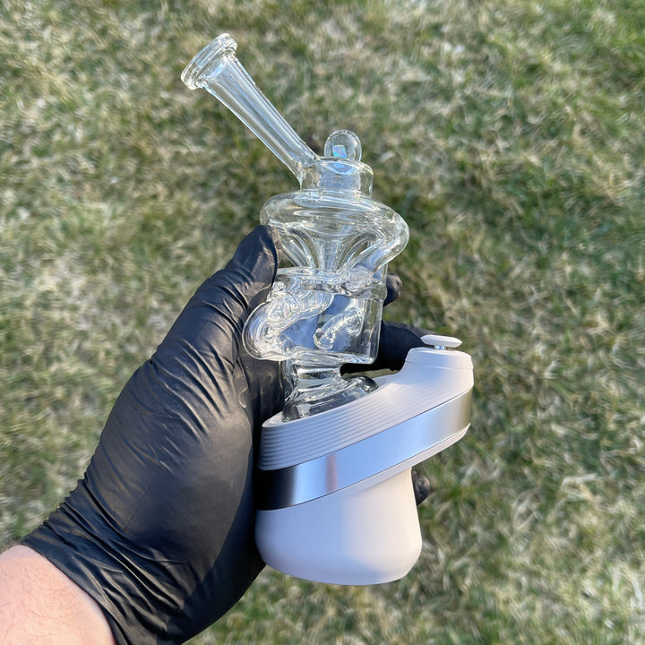 Mini Recycler Puffco Peak Top Glass Pipe VIP Glass