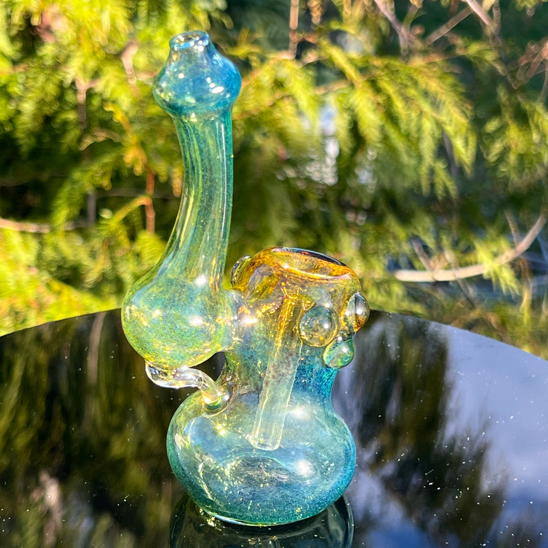 Smooth as Frit Bubbler Glass Pipe Sable Haze