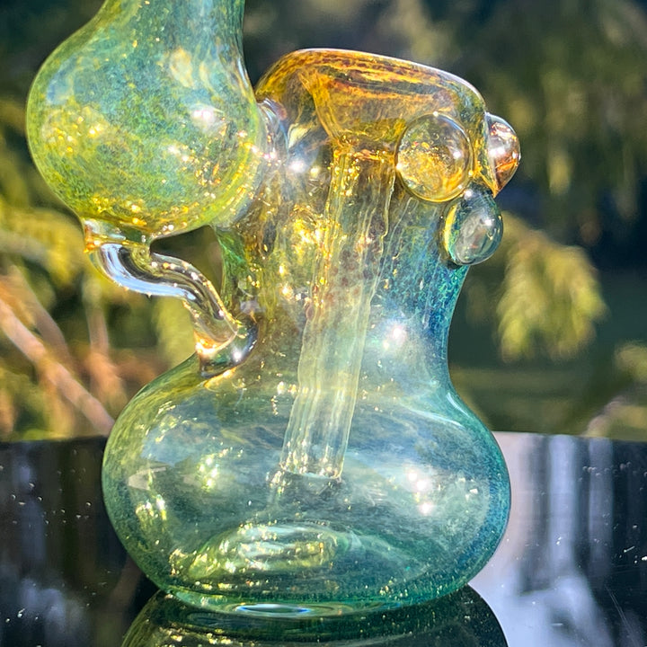 Smooth as Frit Bubbler Glass Pipe Sable Haze