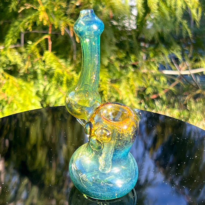 Smooth as Frit Bubbler Glass Pipe Sable Haze