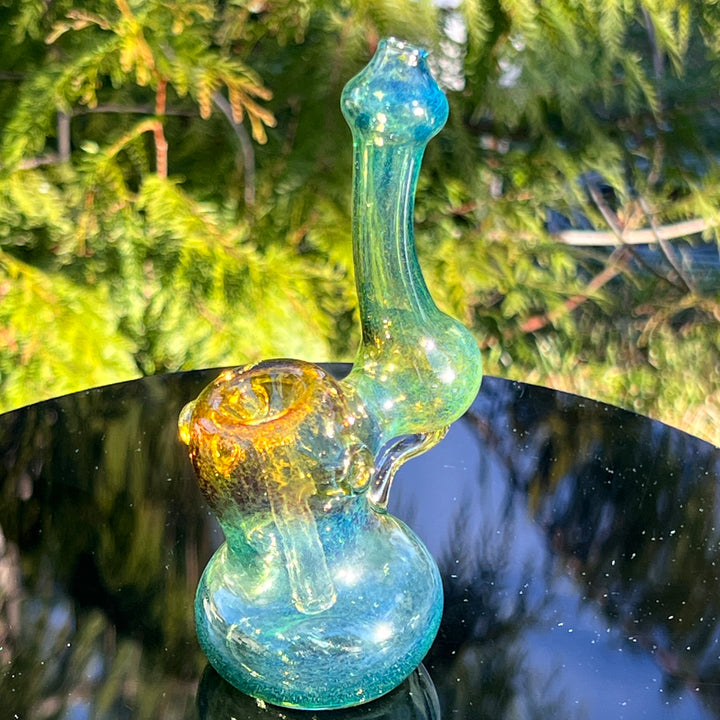 Smooth as Frit Bubbler Glass Pipe Sable Haze